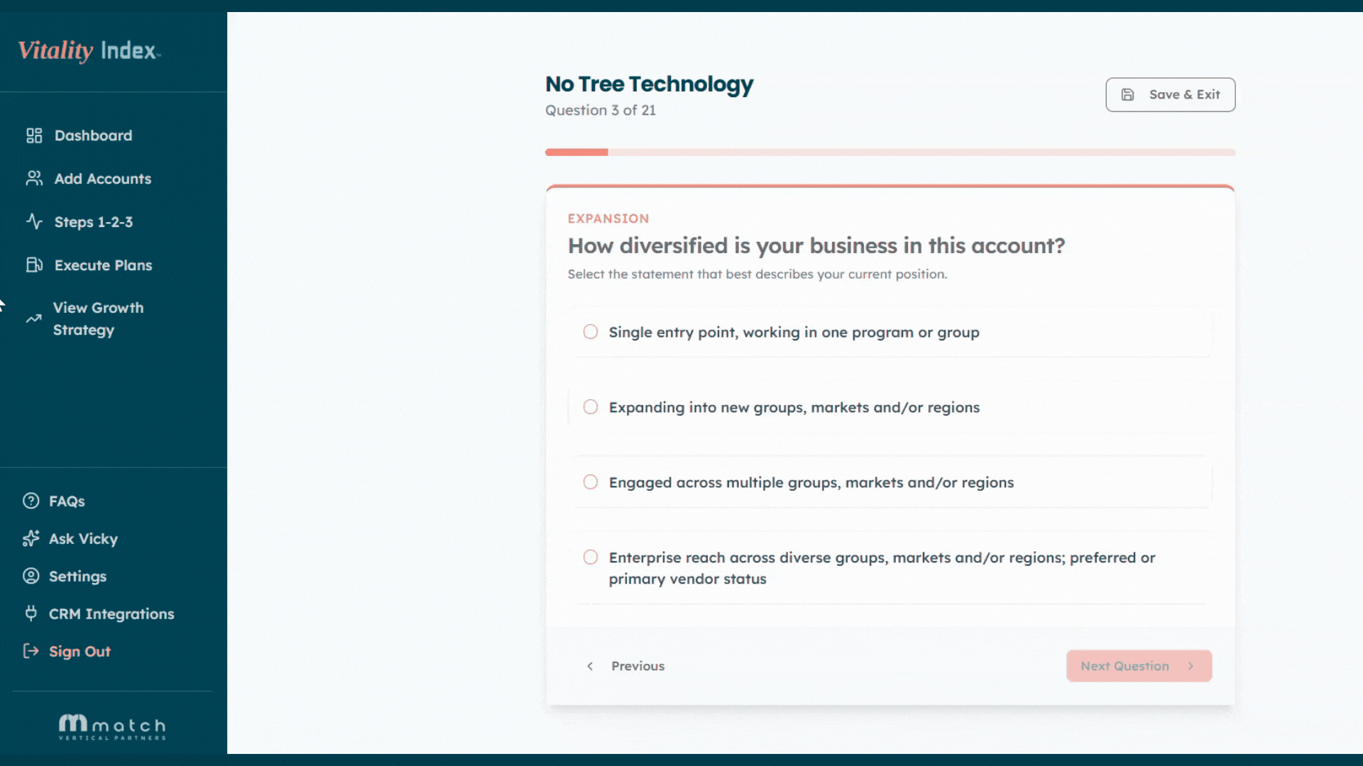 Take the Account Assessment